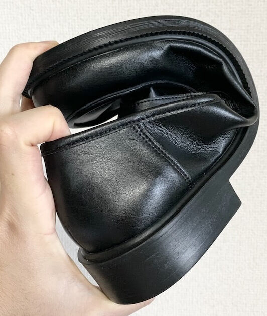 ベルのコインローファーは靴底も柔らかい