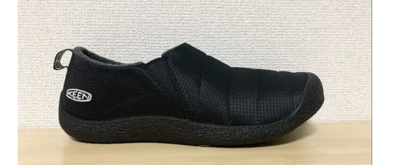 キーンのハウザー2はスリッポンで脱ぎ履きしやすい
