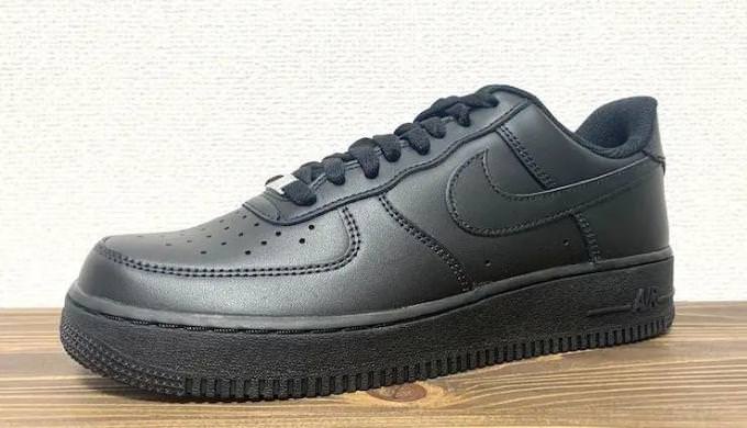 靴 Air Force1 Brack エアフォース1黒をビジネスシューズとしてレビュー】靴紐とデュブレが鍵！